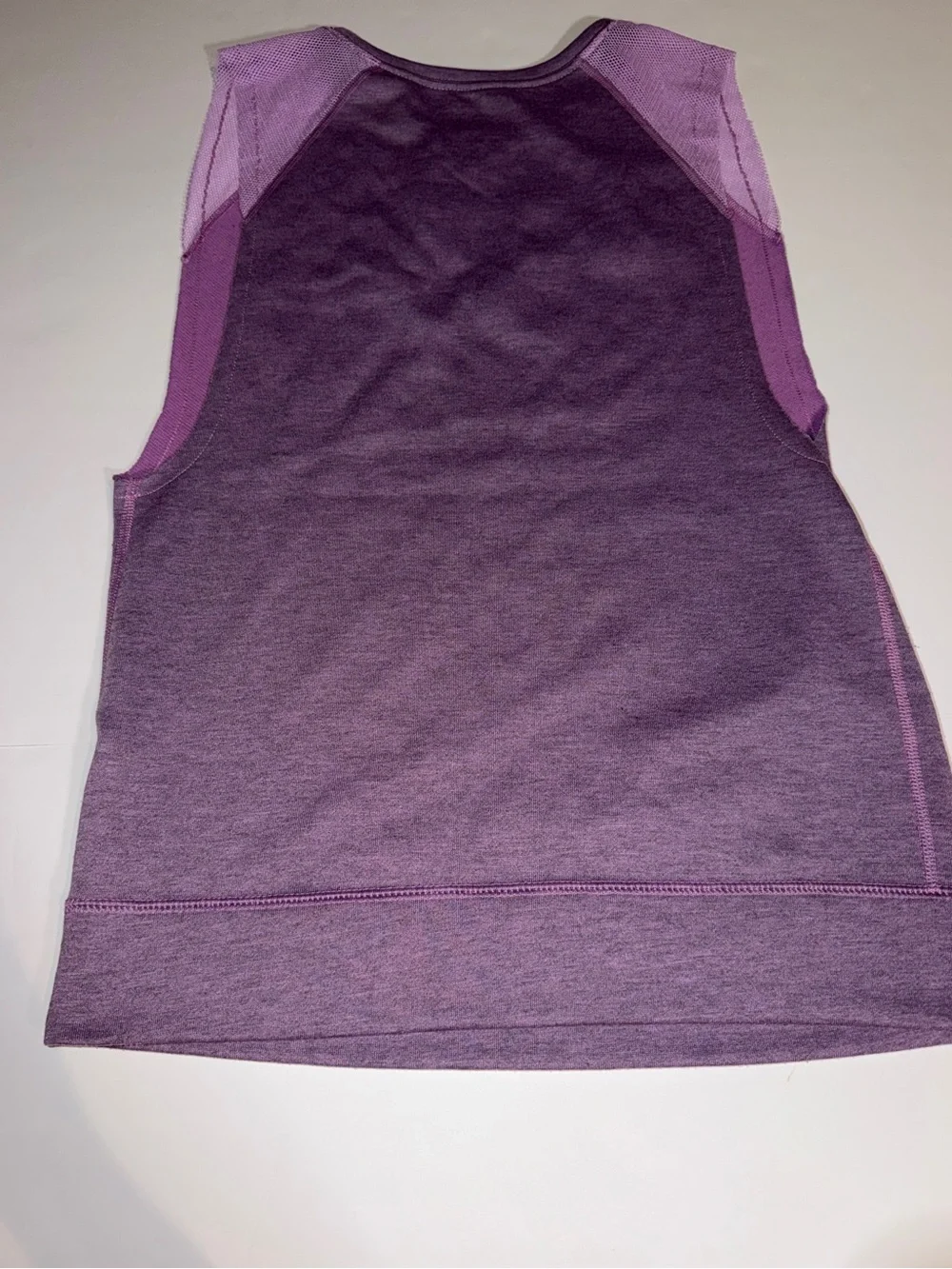 Nike Heathered Purple Performance Tank with Light Lavender Accents